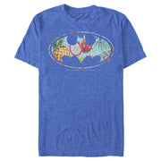 Men's Batman Tropical Logo  Adult T-Shirt