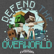 Men's Minecraft Legends Defend the Overworld  Adult T-Shirt