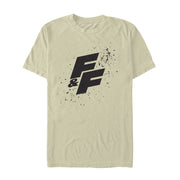 Men's Fast & Furious FF Splatter Logo  Adult T-Shirt