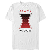 Men's Marvel Black Widow Gradient Logo  Adult T-Shirt