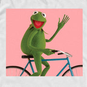 Men's The Muppets Kermit Bike Wave  Adult Tank Top