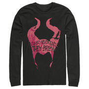 Men's Maleficent: Mistress of All Evil Curses Never End  Adult Long Sleeve Shirt