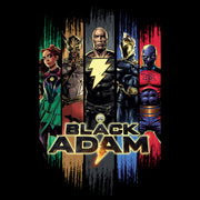 Men's Black Adam Superheroes From JSA  Adult T-Shirt