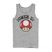 Men's Nintendo Classic Power Up Mushroom  Adult Tank Top