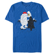 Men's Lost Gods Decorating wth Yeti  Adult T-Shirt