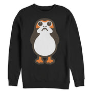 Men's Star Wars The Last Jedi Porg Cartoon  Adult Sweatshirt