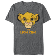 Men's Lion King Simba Logo  Adult T-Shirt