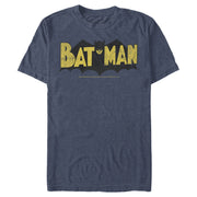 Men's Batman Logo Vintage  Adult T-Shirt