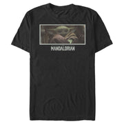 Men's Star Wars: The Mandalorian The Child Letterbox  Adult T-Shirt