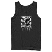 Men's Pirates of the Caribbean: Curse of the Black Pearl Black and White Skull Logo  Adult Tank Top