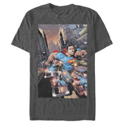 Men's Superman Hidden Hero Glimmer  Adult T-Shirt