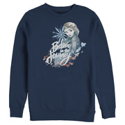 Men's Frozen 2 Elsa Believe Watercolor  Adult Sweatshirt