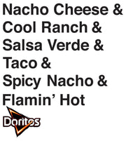 Men's Doritos Flavors Stack  Adult T-Shirt