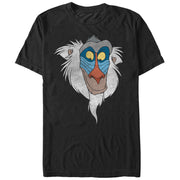 Men's Lion King Rafiki Face  Adult T-Shirt