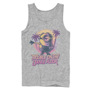 Men's Despicable Me 3 Minions Dance Floor  Adult Tank Top