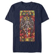 Men's Star Trek: Discovery Angel Stained Glass Print  Adult T-Shirt