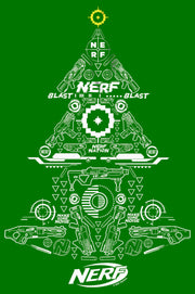 Men's Nerf Nerf Christmas Tree  Adult T-Shirt