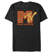 Men's MTV Brick Logo  Adult T-Shirt