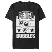 Men's The Powerpuff Girls Chemical X Bubbles  Adult T-Shirt