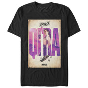 Men's Solo: A Star Wars Story Qi'ra Name Poster  Adult T-Shirt