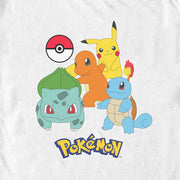 Men's Pokemon Poke Ball Group  Adult T-Shirt