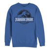 Men's Jurassic Park Vintage Black and White Logo  Adult Sweatshirt