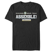 Men's Anchorman Channel 4 Team Assemble  Adult T-Shirt