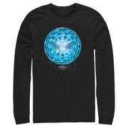 Men's Marvel Spider-Man: No Way Home Blue Spidey Rune  Adult Long Sleeve Shirt