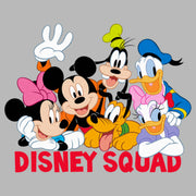 Men's Mickey & Friends Disney Squad Group Shot  Adult Long Sleeve Shirt