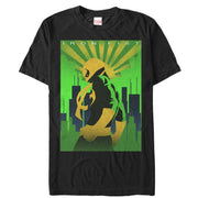 Men's Marvel Iron Fist Skyline  Adult T-Shirt