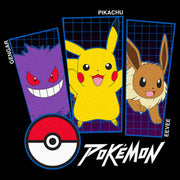 Men's Pokemon Classic Trio  Adult T-Shirt