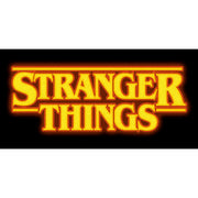 Men's Stranger Things Orange Logo  Adult T-Shirt