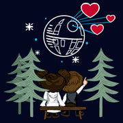 Men's Star Wars Valentine's Day Han and Leia Holding Hands  Adult T-Shirt