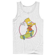 Men's The Simpsons Eat My Shorts  Adult Tank Top