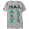 Men's Marvel Hulk Incredible Intense Training  Adult T-Shirt