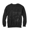 Men's Star Wars Stormtrooper Outline  Adult Sweatshirt