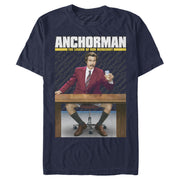 Men's Anchorman Ron Burgundy Legend  Adult T-Shirt