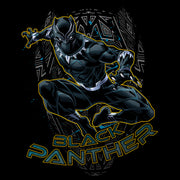 Men's Marvel Black Panther Mask Outline  Adult T-Shirt