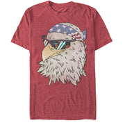 Men's Lost Gods Fourth of July  American Eagle in Bandana  Adult T-Shirt