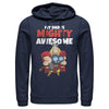 Men's Marvel My Dad is Mighty Awesome Cartoon Thor  Adult Pull Over Hoodie