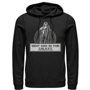 Men's Star Wars Vader Best Dad in the Galaxy  Adult Pull Over Hoodie