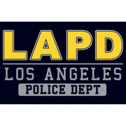 Men's LAPD Los Angeles Police Department Collegiate  Adult T-Shirt