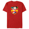 Men's Betty Boop Spain Blue Soccer Badge  Adult T-Shirt