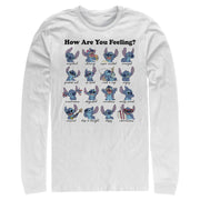 Men's Lilo & Stitch How Are You Feeling  Adult Long Sleeve Shirt