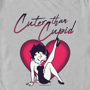 Men's Betty Boop Cuter Than Cupid  Adult T-Shirt