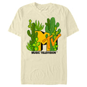 Men's MTV Desert Cactus Logo  Adult T-Shirt