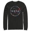 Men's NASA 80s Space Station Logo  Adult Long Sleeve Shirt