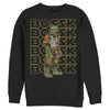 Men's Star Wars Bossk Yellow Text Stack  Adult Sweatshirt