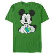 Men's Mickey & Friends Love the World  Adult T-Shirt