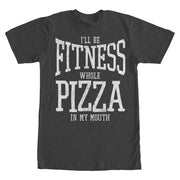 Men's CHIN UP Fitness Whole Pizza  Adult T-Shirt